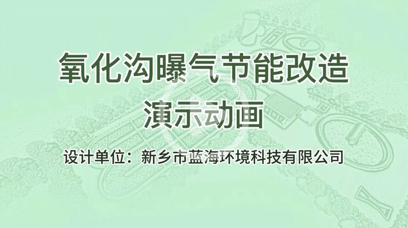 氧化溝曝氣機(jī)-動(dòng)畫 藍(lán)海環(huán)境科技