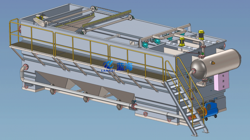 平流式氣浮機(jī)原理及結(jié)構(gòu)組成